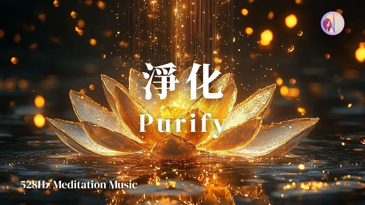528hz淨化音樂｜轉化負能量、金色蓮花、淨化家裡、淨化自己