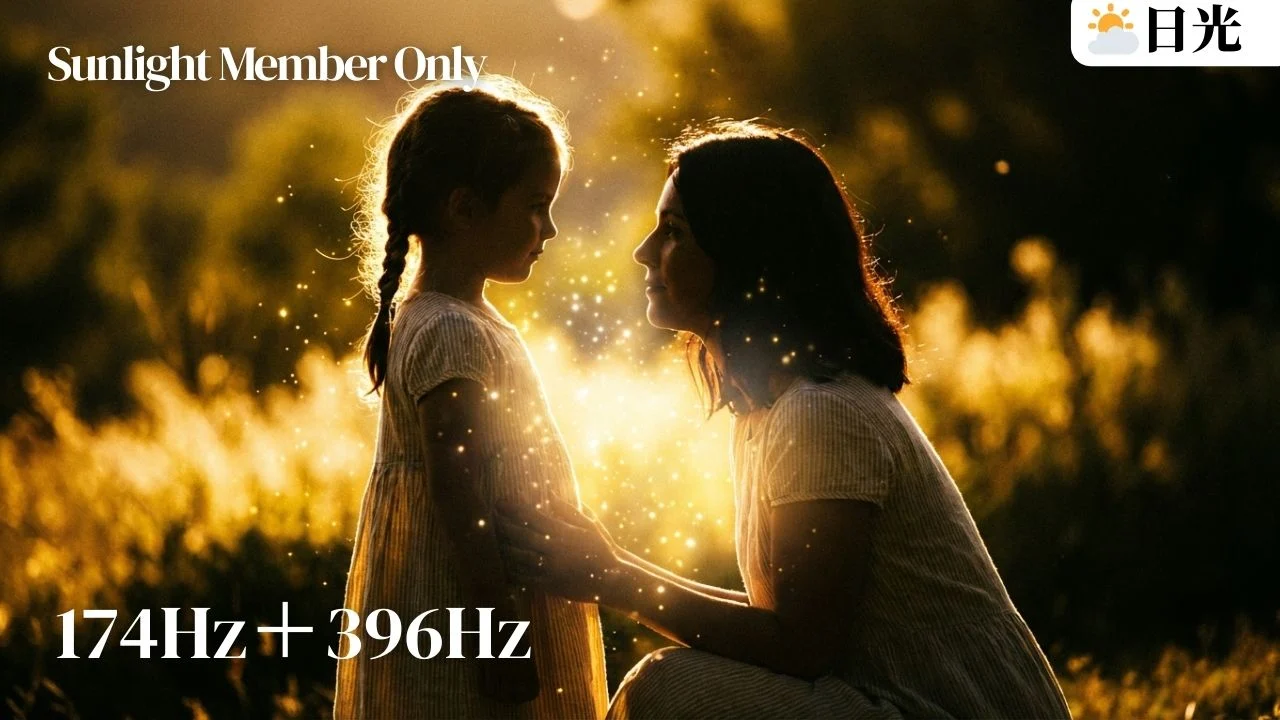 日光會員音樂：74Hz + 396Hz 內在小孩療癒頻率｜釋放陰影、深層安全感