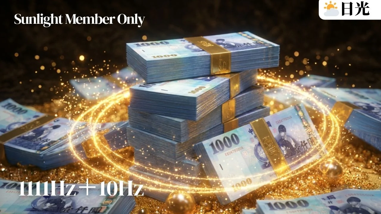 日光會員音樂:財富豐盛:財富源源不絕湧入1111Hz+10Hz |輕快旋律、聚寶盆