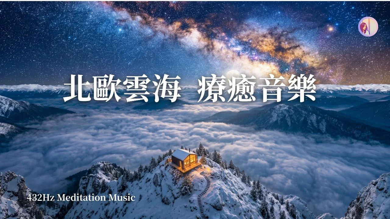432Hz冥想音樂:北歐雲海,避世寧靜、情緒淨化音樂|亞蒂絲冥想音樂、放鬆療癒音樂